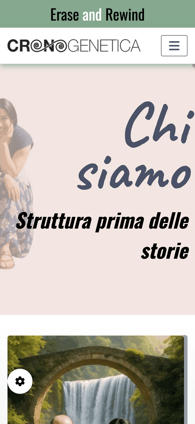 Cronogenetica chi siamo su mobile