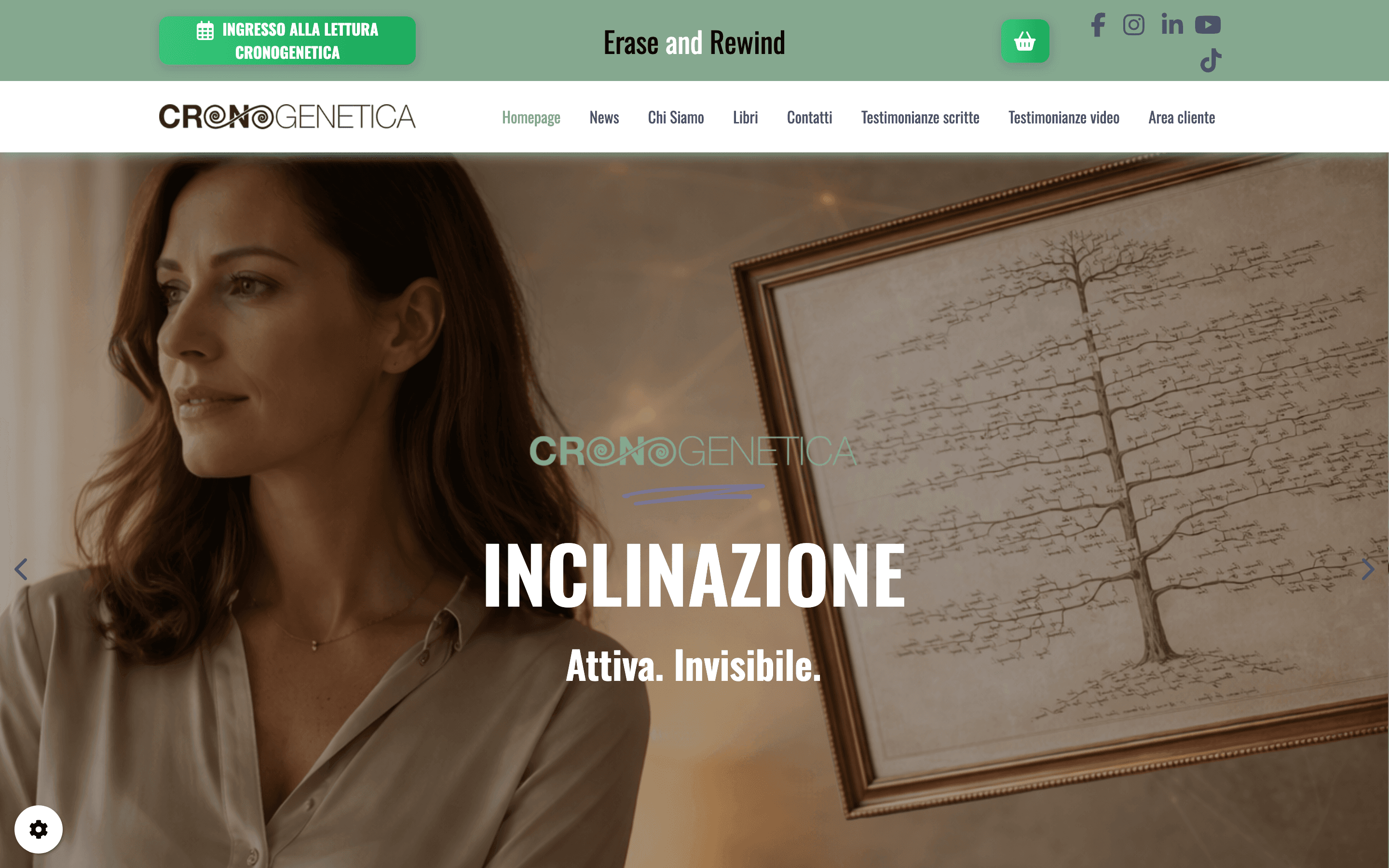Cronogenetica homepage - percorsi rigenerazione temporale Mario Grilli Domenica Nieddu