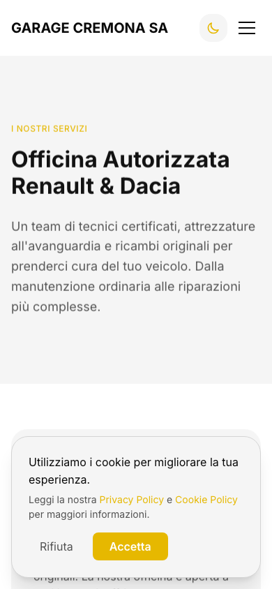 Garage Cremona servizi su mobile