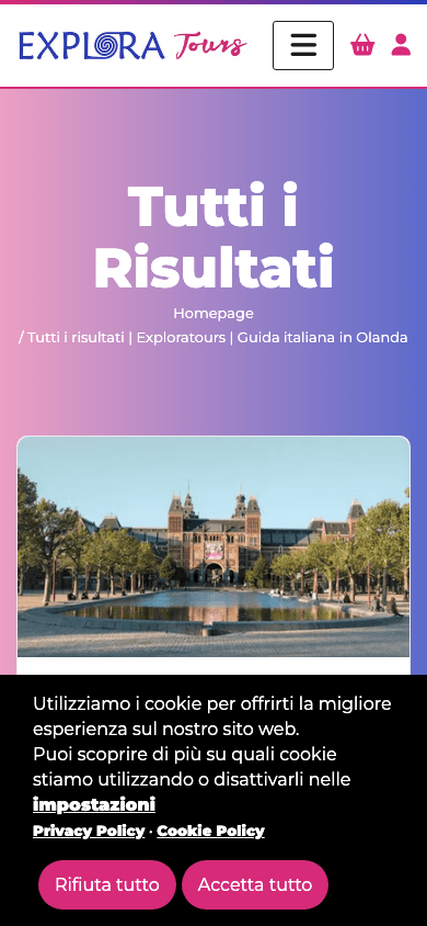 Exploratours catalogo tour su mobile