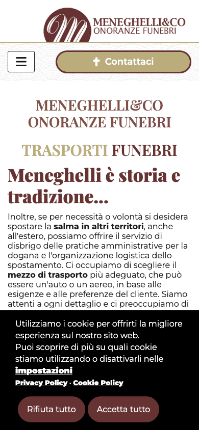Meneghelli trasporti funebri mobile