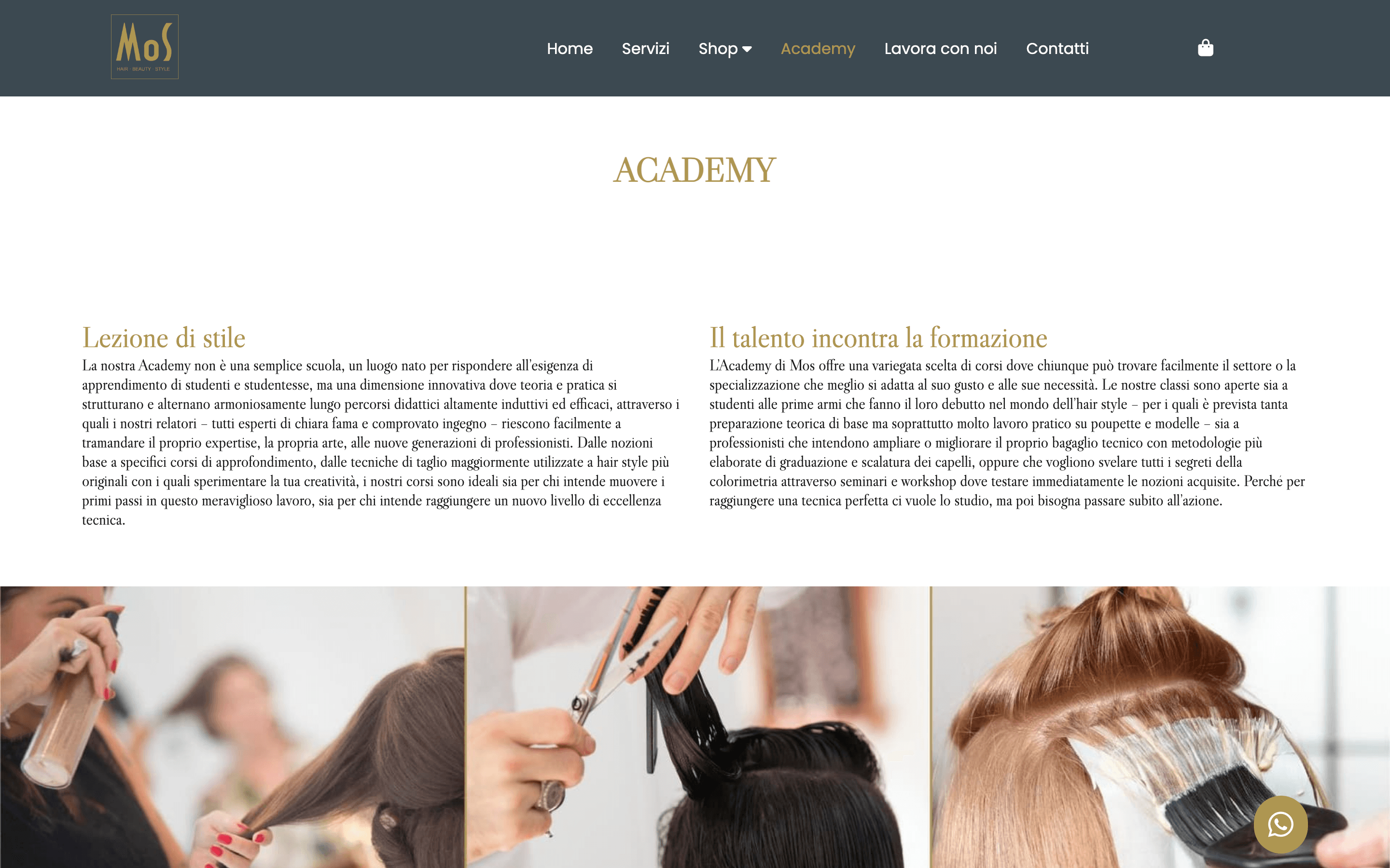 MOS Academy Piacenza - formazione parrucchieri corsi professionali